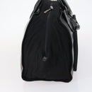 GUCCI Boston Bag Nylon Leather Black Silver 012 1553 0269 Auth ti3430-4