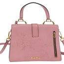 Miu Miu Madras Hand Bag Leather 2way Pink Gold Auth ti3432-2