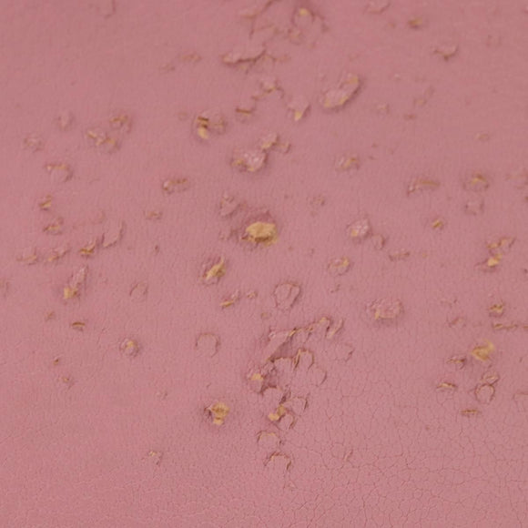 Miu Miu Madras Hand Bag Leather 2way Pink Gold Auth ti3432