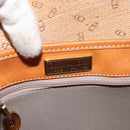 Christian Dior Shoulder Bag PVC Leather Gray Gold Auth ti3433-19