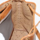 Christian Dior Shoulder Bag PVC Leather Gray Gold Auth ti3433-20