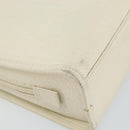 GUCCI Jackie Hand Bag Leather White Silver 002 1071 Auth ti3434-17