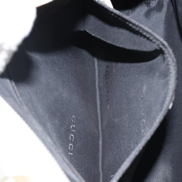 GUCCI Jackie Handtasche Leder Weiß Silber 002 1071 Auth ti3434