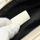 GUCCI Jackie Handtasche Leder Weiß Silber 002 1071 Auth ti3434-12