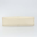 GUCCI Jackie Hand Bag Leather White Silver 002 1071 Auth ti3434-5