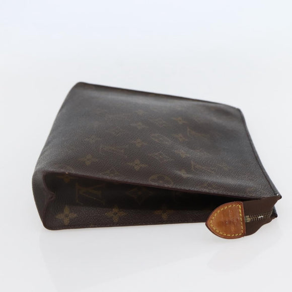 LOUIS VUITTON Monogram Poche Toilette 26 Pouch M47542 LV Auth ti3438