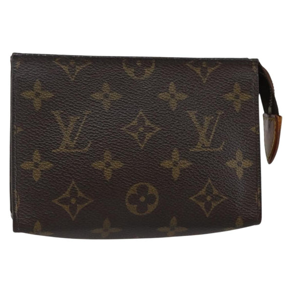 LOUIS VUITTON Monogram Poche Toilette 15 Pouch M47546 LV Auth ti3439