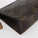 LOUIS VUITTON Monogram Poche Toilette 15 Pouch M47546 LV Auth ti3439-16