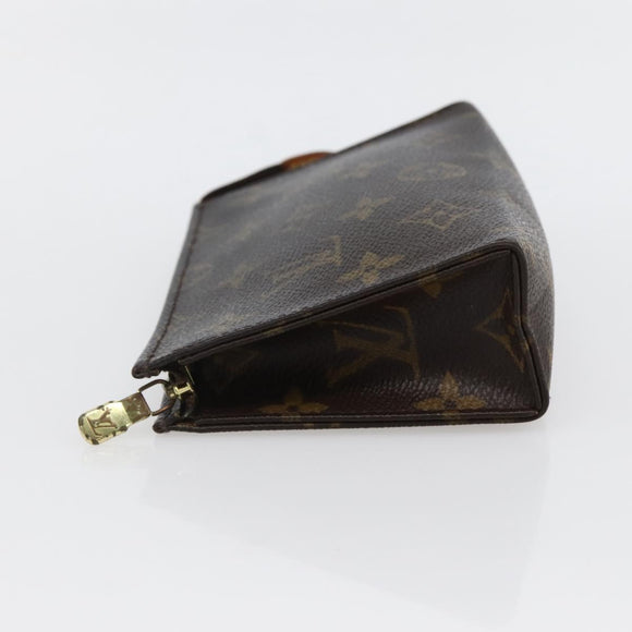 LOUIS VUITTON Monogram Poche Toilette 15 Pouch M47546 LV Auth ti3439