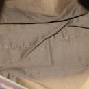 FENDI Zucca Canvas Hand Bag Brown Black gold Auth ti3440-10