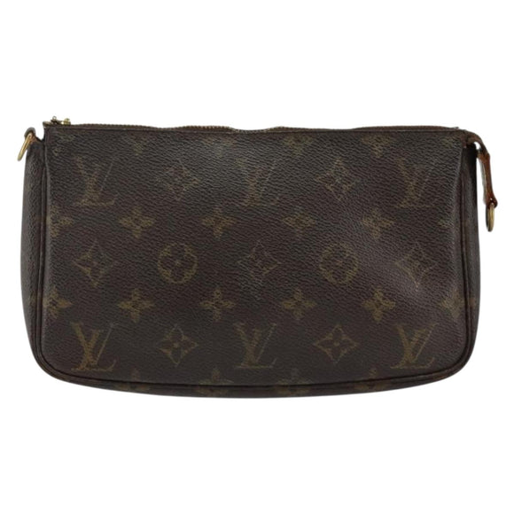 LOUIS VUITTON Monogram Pochette Accessoires Pouch M51980 LV Auth ti3441