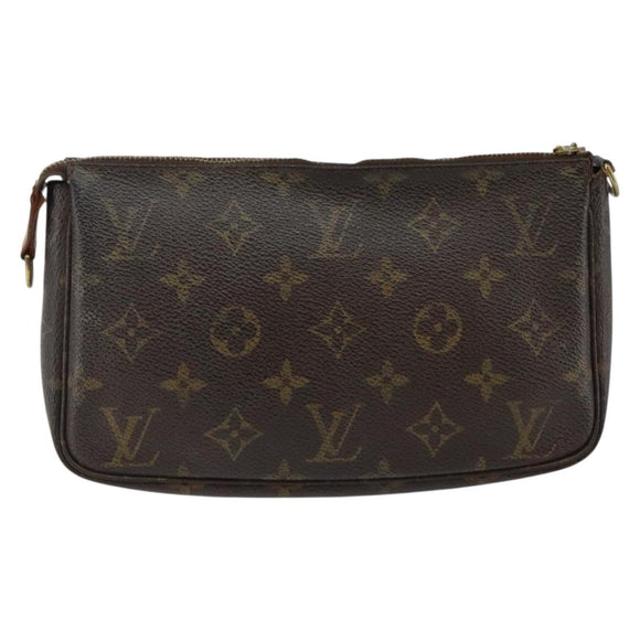 LOUIS VUITTON Monogram Pochette Accessoires Pouch M51980 LV Auth ti3441