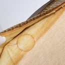 FENDI Zucchino Canvas Trunk Coated Canvas Brown Gold Auth ti3443-22