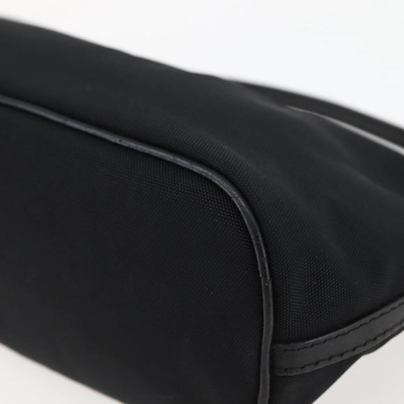 GUCCI Accessory Pouch Nylon Black Silver 039 1103 Auth ti3444