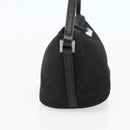 GUCCI Accessory Pouch Nylon Black Silver 039 1103 Auth ti3444-3