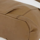 BURBERRY Blue Label Shoulder Bag Leather Beige Gold Auth ti3445-9