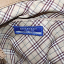 BURBERRY Blue Label Shoulder Bag Leather Beige Gold Auth ti3445-11