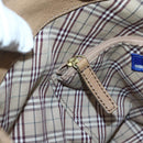 BURBERRY Blue Label Shoulder Bag Leather Beige Gold Auth ti3445-18