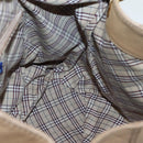 BURBERRY Blue Label Shoulder Bag Leather Beige Gold Auth ti3445-19