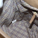 BURBERRY Blue Label Shoulder Bag Leather Beige Gold Auth ti3445-20