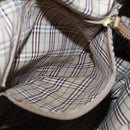 BURBERRY Blue Label Shoulder Bag Leather Beige Gold Auth ti3445-21