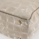 CHANEL New Travel Line Tote Bag Nylon Beige Gold CC Auth ti3446-15