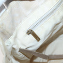 CHANEL New Travel Line Tote Bag Nylon Beige Gold CC Auth ti3446-17