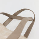 CHANEL New Travel Line Tote Bag Nylon Beige Gold CC Auth ti3446-8