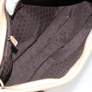 GUCCI Shoulder Bag Leather Beige Gold 90699 Auth ti3449-10