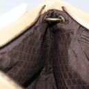 GUCCI Shoulder Bag Leather Beige Gold 90699 Auth ti3449-21