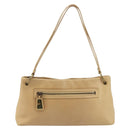 GUCCI Shoulder Bag Leather Beige Gold 90699 Auth ti3449-13