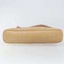 GUCCI Shoulder Bag Leather Beige Gold 90699 Auth ti3449-5