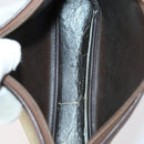 BURBERRY Nova Check Blue Label Bag Canvas nylon 5Set Beige Gray blue Auth ti3451-27