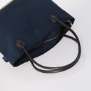 BURBERRY Nova Check Blue Label Bag Canvas nylon 5Set Beige Gray blue Auth ti3451-4