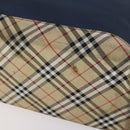 BURBERRY Nova Check Blue Label Bag Canvas nylon 5Set Beige Gray blue Auth ti3451-6