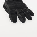 PRADA Gloves Leather Black Silver Auth ti3452-13