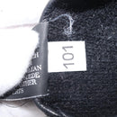 PRADA Gloves Leather Black Silver Auth ti3452-17