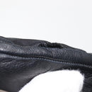 PRADA Gloves Leather Black Silver Auth ti3452-8