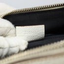 GUCCI Abby Mini Boston Bag Leather White Gold 130942 Auth ti3455-22