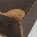 CELINE Macadam Canvas Hand Bag Brown Gold Auth ti3457-8