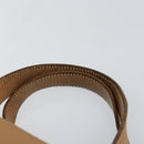 CELINE Macadam Canvas Hand Bag Brown Gold Auth ti3457-14
