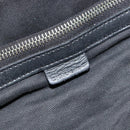 CELINE Macadam Canvas Boogie Hand Bag Dark Brown Black Silver Auth ti3458-18