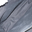 CELINE Macadam Canvas Boogie Hand Bag Dark Brown Black Silver Auth ti3458-22