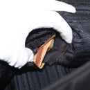 PRADA Hand Bag Nylon metal Black Gold Auth ti3459-9