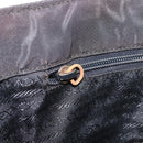 PRADA Hand Bag Nylon metal Black Gold Auth ti3459-11