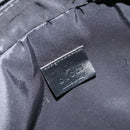 GUCCI Clutch Bag Nylon Leather Black Silver 014 1133 Auth ti3461-16