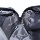 GUCCI Clutch Bag Nylon Leather Black Silver 014 1133 Auth ti3461-19