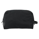 GUCCI Clutch Bag Nylon Leather Black Silver 014 1133 Auth ti3461-3