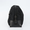 GUCCI Clutch Bag Nylon Leather Black Silver 014 1133 Auth ti3461-4