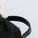 GUCCI Clutch Bag Nylon Leather Black Silver 014 1133 Auth ti3461-8